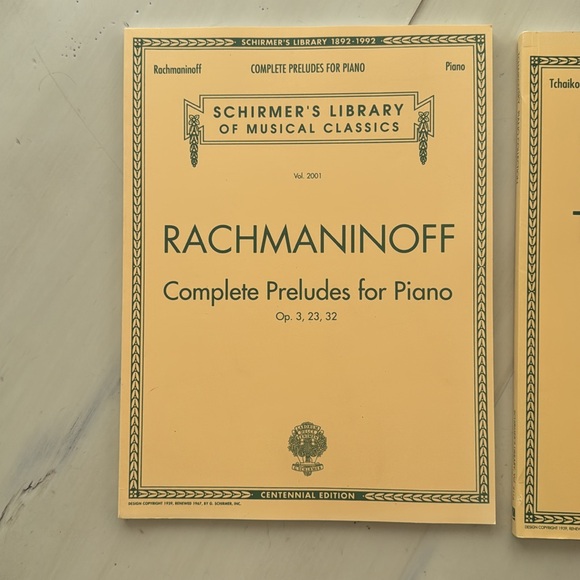 Piano Music Schirmer’s Library Tchaikovsky and Rachmaninoff BRAND NEW - Picture 2 of 6